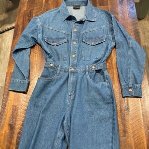 Miou Muse Denim Utility jumpsuit S